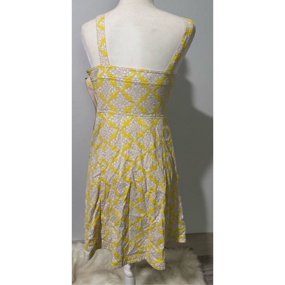 Diane Von Furstenberg luxe lace up henna diamonds print mini dress 6 - Picture 8 of 13